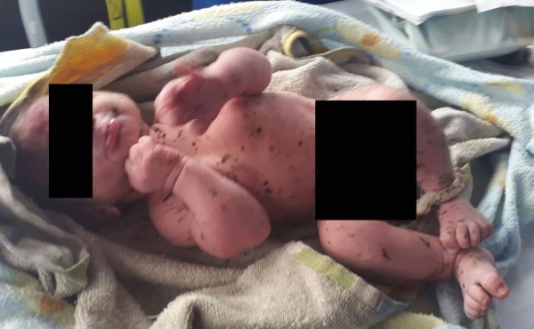 Rescatan a bebita que fue abandonada en Lempira