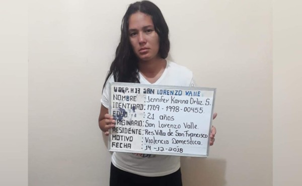 Valle: Otro caso donde mujer es detenida por violencia doméstica