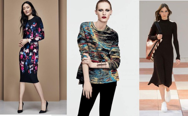 El jersey en vestidos o blusas se ponen de moda