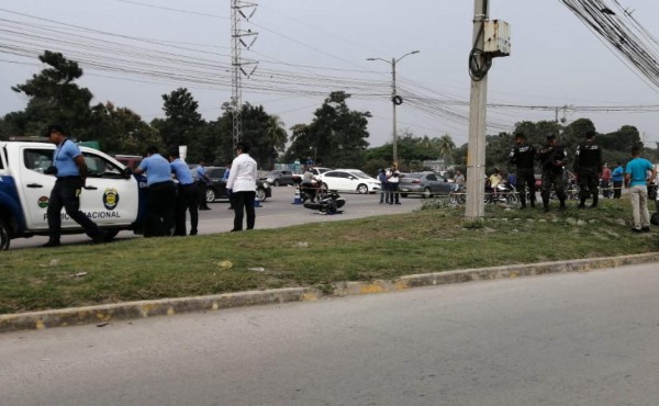 Muere mujer motociclista tras ser embestida en San Pedro Sula