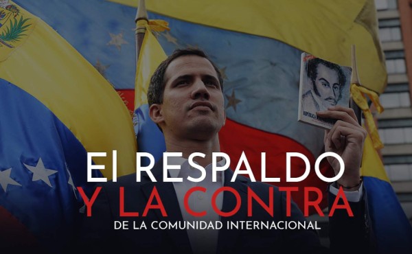 Mapa: Países que reconocen y desconocen a Juan Guaidó