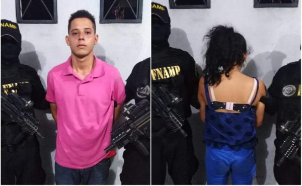 Caen 'El Junior' y 'La Chaparra', supuestos extorsionadores en San Pedro Sula