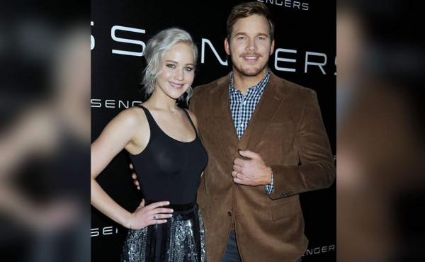 Jennifer Lawrence y Chris Pratt se van de entrevista