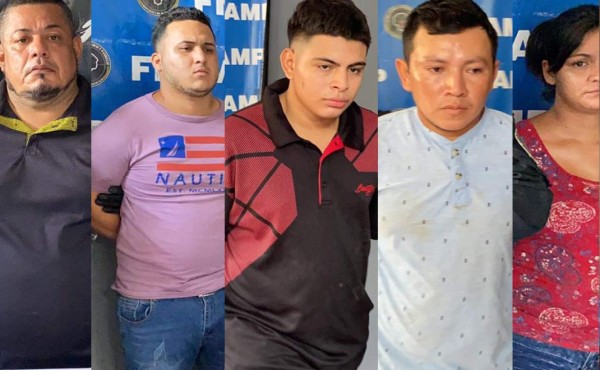 Capturan a supuestos gatilleros de la Pandilla 18 que operaban en Choloma y La Lima