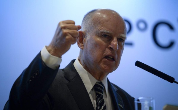 Gobernador de California en la lucha contra el cambio climático