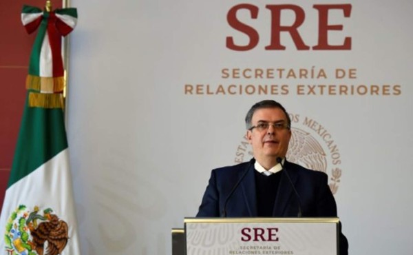 Canciller mexicano lamenta 'injusto' trato de EEUU antes de ir a Washington