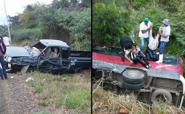 Accidente de bus en Talanga deja un muerto y 23 heridos