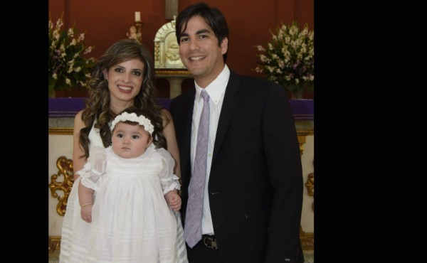 El bautizo de Bianka Borrel Araujo