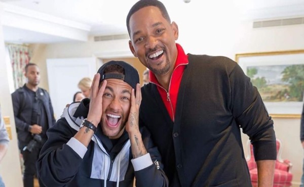 Video: Neymar es sorprendido por Will Smith