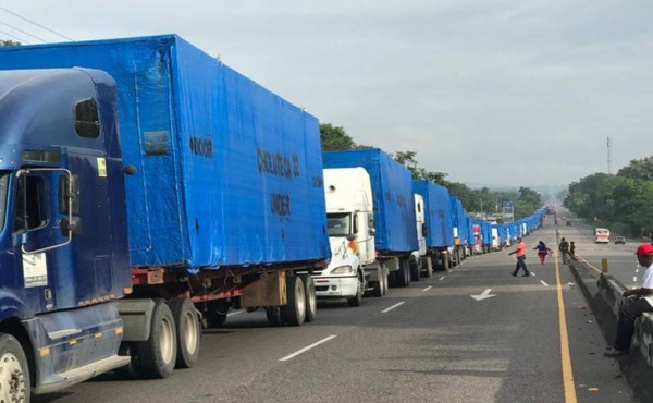 Trasladan a Choluteca los 39 módulos del hospital móvil
