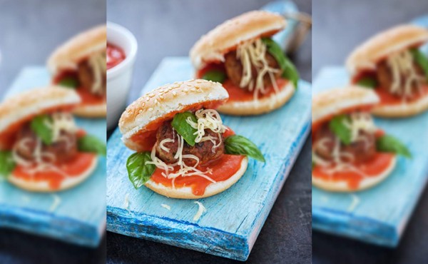 Mini Sliders de albóndigas&nbsp;&nbsp;