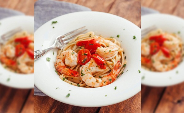 Receta de espaguetis pomodoro con camarones&nbsp;&nbsp;