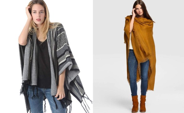 Las túnicas ponchos se vuelven a poner de moda