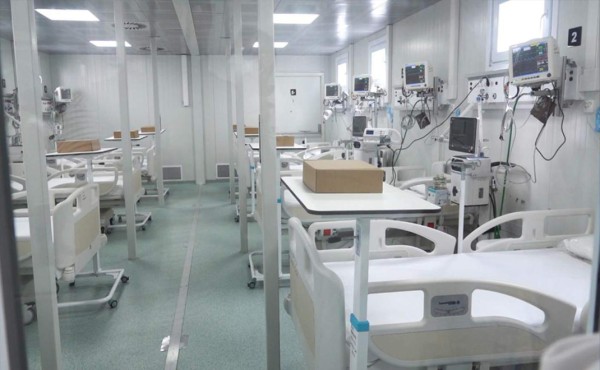 Invest-H asegura que hospital móvil de Tegucigalpa ya está listo para entregarse
