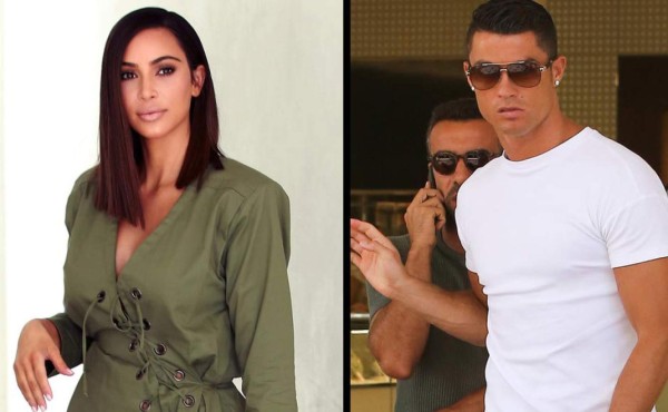 Así fue el encuentro de Kim Kardashian y Cristiano Ronaldo en Las Vegas