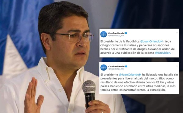 Juan Orlando Hernández niega haber recibido dinero del narcotráfico