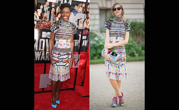 Dos mujeres un mismo vestido ¿Quién lo luce mejor?