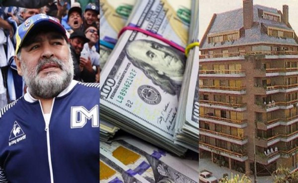 Maradona vivió entre vehículos de lujo, dinero, casas e inversiones