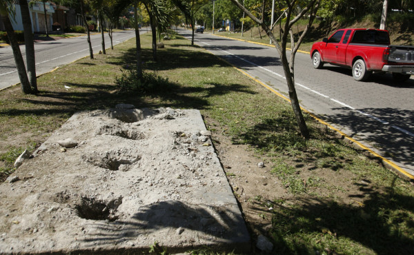 Se roban máquinas para ejercicios en bulevares de San Pedro Sula