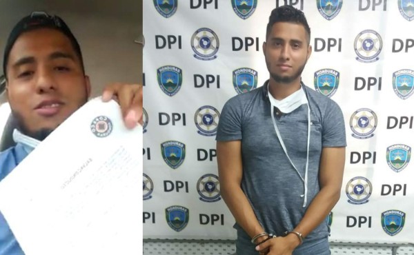 Capturan a hondureño que presumía en Facebook falsos salvoconductos