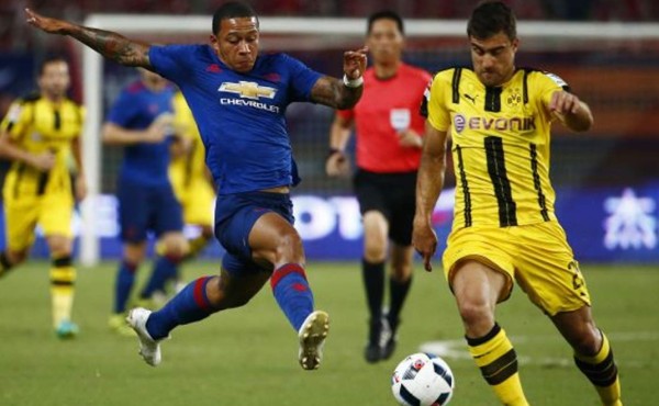 Manchester United de Mourinho cae 1-4 ante el Borussia Dortmund