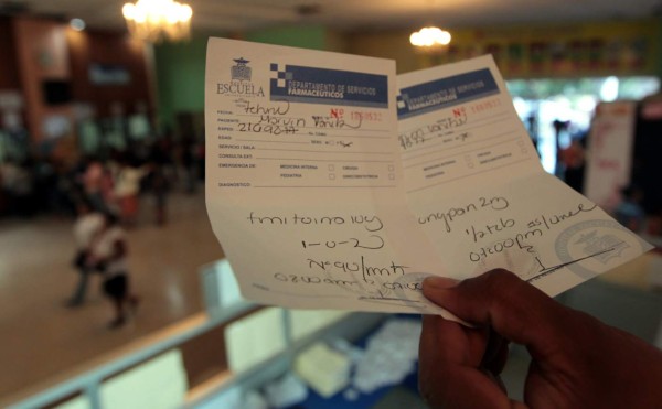 Dos lempiras por pastilla les cobran en el Hospital Escuela