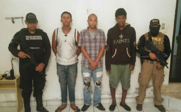 Capturan a tres supuestos extorsionadores en La Ceiba