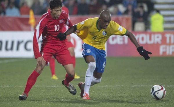 Brasil aplastó a Corea del Norte en el Mundial Sub20