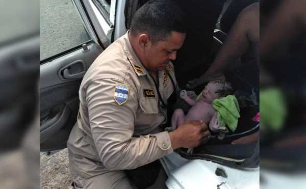 Video del momento en el que ocurría el parto.