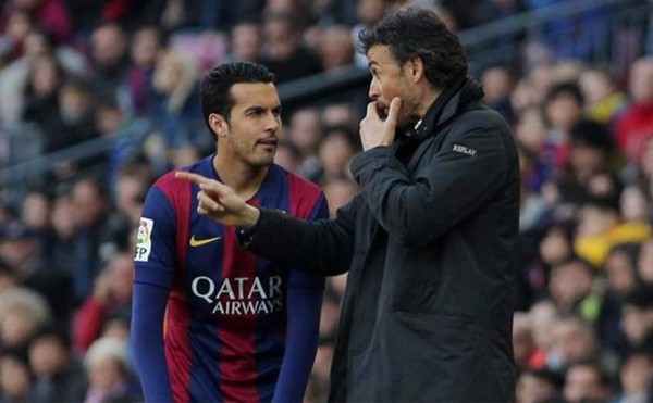 Luis Enrique: 'Quiero que Pedro se quede en Barcelona'