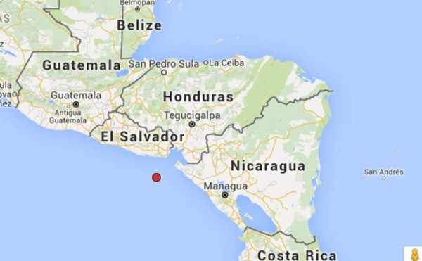 Se registra un sismo de 3.4 en el Golfo de Fonseca