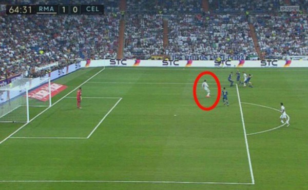 Video: Gol de Morata al Celta no debió de haber contado