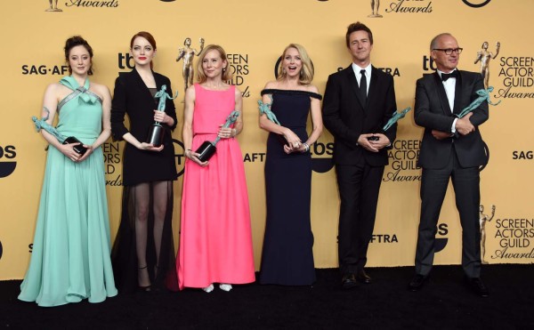 'Birdman' gana mejor reparto de película en los premios SAG