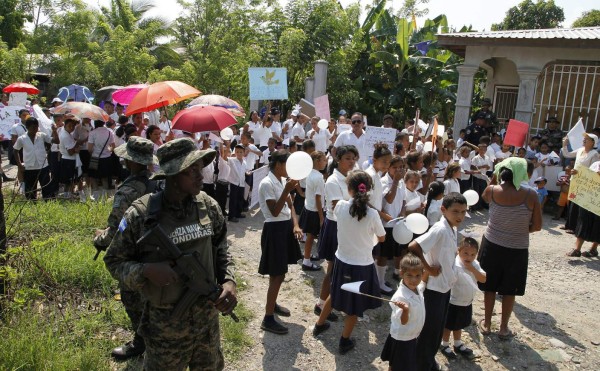 Habitantes proclaman a Bonitillo libre de violencia