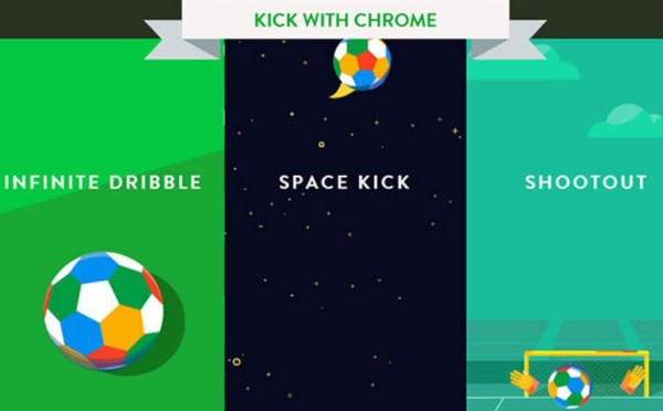 'Experimento' de Google incluye 3 juegos de fútbol para PC y móviles