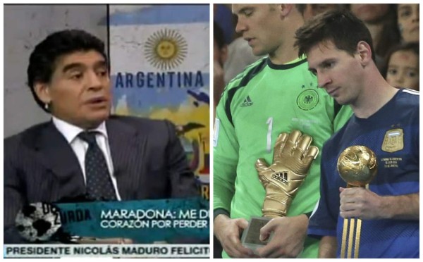 Maradona: Messi no merece el Balón de Oro, sino James Rodríguez