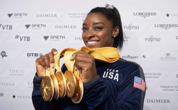Simone Biles hace historia: se convierte en la gimnasta más ganadora con 25 medallas