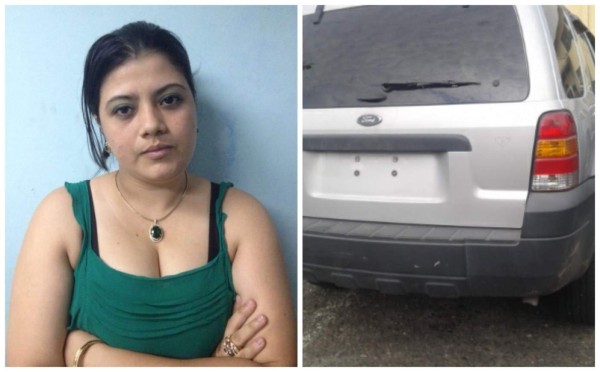 Detienen a funcionaria por conducir vehículo con reporte de robo