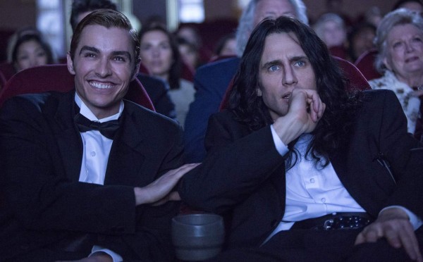 UNDATED — BC-HOLLYWOOD-WATCH-JAMES-FRANCO-ART-NYTSF — Brothers Dave Franco (left) and James Franco star in “The Disaster Artist,” about the making of one of the most iconically awful films of all time. (CREDIT: Photo by Justina Mintz. Copyright 2017 A24.)--ONLY FOR USE WITH ARTICLE SLUGGED -- BC-HOLLYWOOD-WATCH-JAMES-FRANCO-ART-NYTSF -- OTHER USE PROHIBITED.