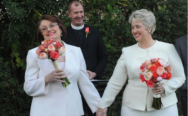 Alcaldesa de Houston se casa con su novia