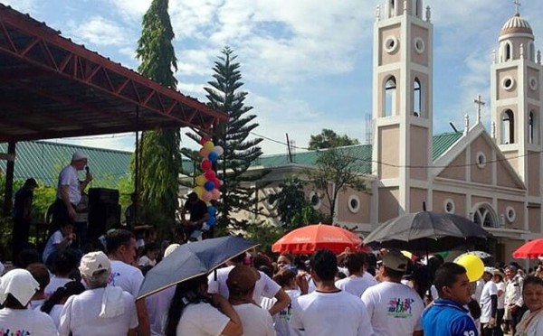 Corren por la paz en zona conflictiva del norte de Honduras