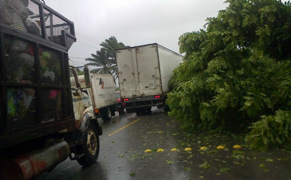 Honduras: Fuertes aguaceros inundan las calles en La Ceiba