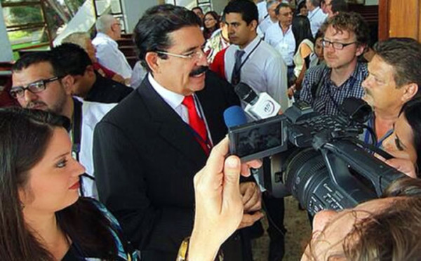 Expresidente de Honduras observa comicios salvadoreños