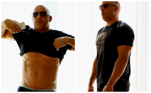 Vin Diesel se defiende de quienes lo critican de panzón
