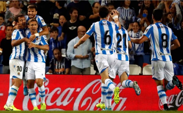 Real Sociedad golea al Alavés y es segunda en la Liga Española