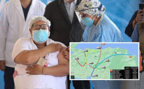 Así será el proceso de vacunación de trabajadores de la salud en Honduras