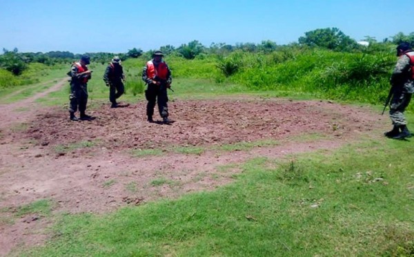 Hallan rehabilitada pista clandestina que fue destruida en Honduras