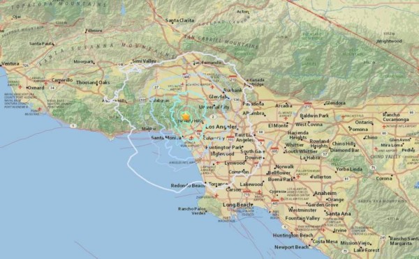 Terremoto de magnitud 3,6 estremece Los Á﻿ngeles