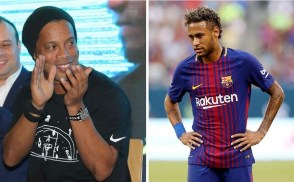 Ronaldinho y su consejo desde Honduras a Neymar sobre su futuro