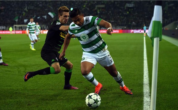 Emilio Izaguirre volvió a jugar en la Champions League con el Celtic